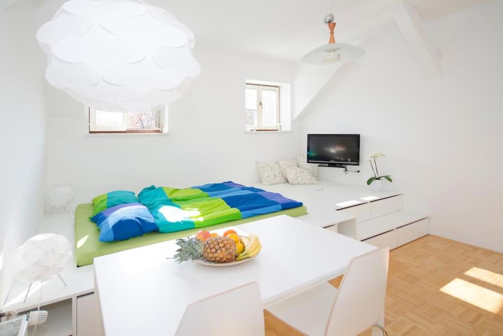 The Cute, Sunny Apartment In The Center +P Ljubljana Bagian luar foto