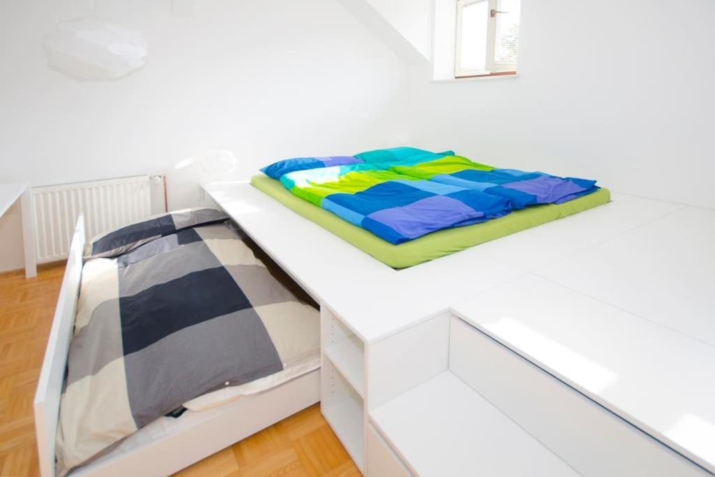 The Cute, Sunny Apartment In The Center +P Ljubljana Bagian luar foto