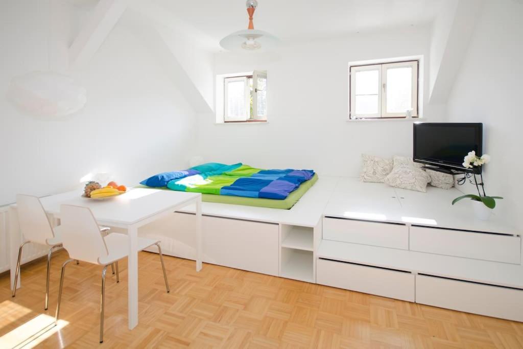 The Cute, Sunny Apartment In The Center +P Ljubljana Bagian luar foto